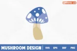 Bleu Mushroom svg image 5