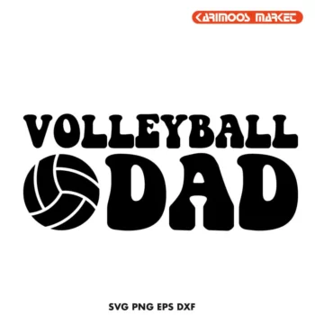 Volleyball Dad SVG image
