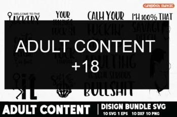 Adult Content svg Bundle