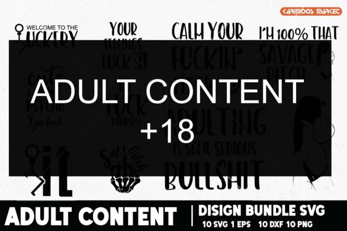 Adult Content svg Bundle image 3