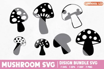 Design bundle Mushroom svg image