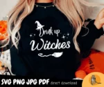 Drink Up Witches SVG PNG, Sublimation Design image 9