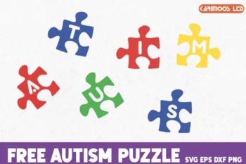 Autism Puzzle svg image