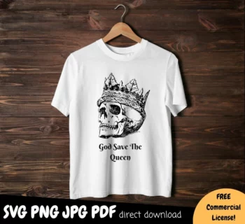 God Save The Queen PNG SVG image