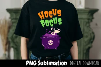 Hocus Pocus PNG Sublimation I Halloween Sublimation image
