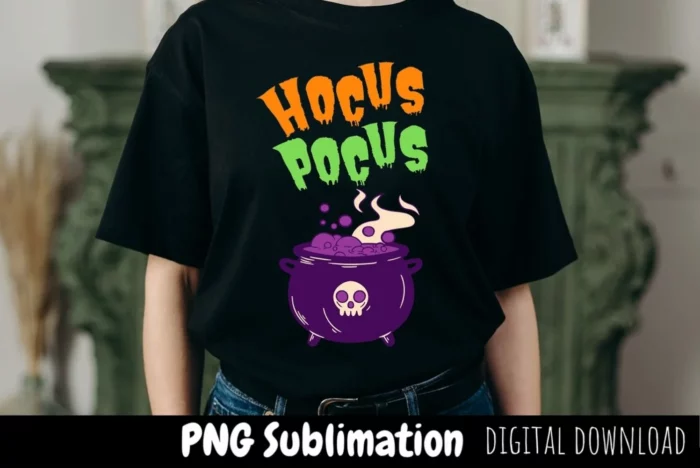 Hocus Pocus PNG Sublimation I Halloween Sublimation image 3