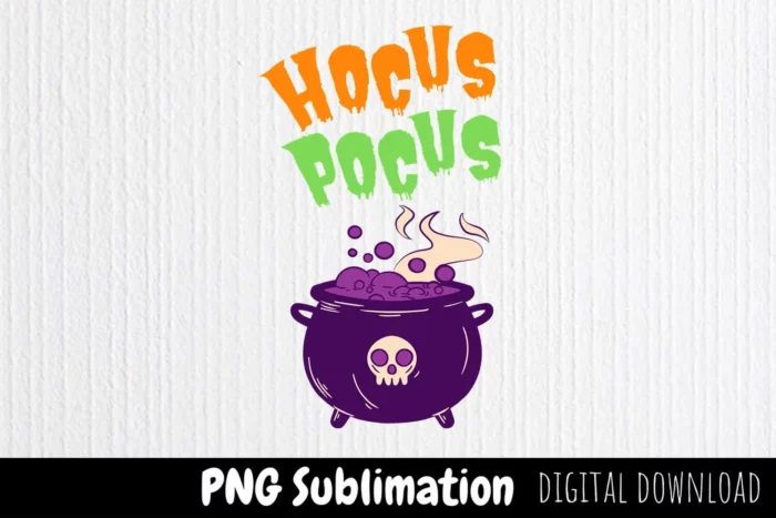 Hocus Pocus PNG Sublimation I Halloween Sublimation image 6