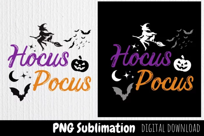 Hocus Pocus Sublimation PNG Design image 6