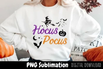 Hocus Pocus Sublimation PNG Design