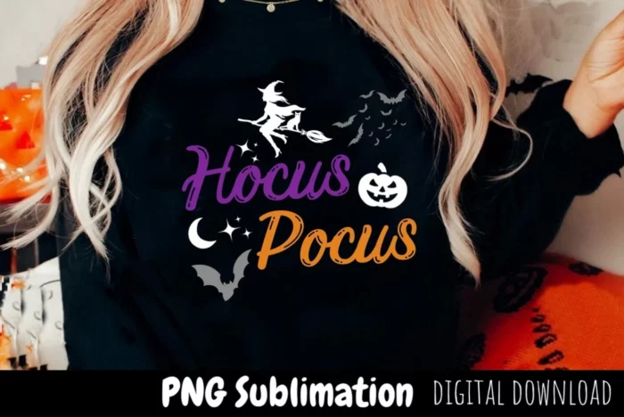 Hocus Pocus Sublimation PNG Design image 4