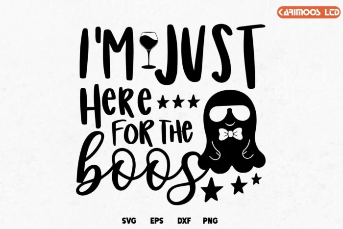 I’m just Here for the Boos SVG image 4
