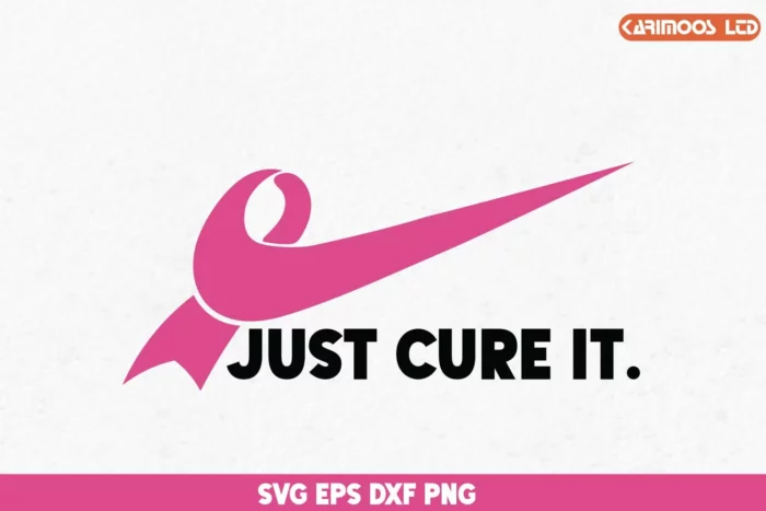 Just Cure It breast cancer awareness svg image 3