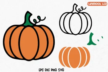 Layered Halloween Pumpkin svg image
